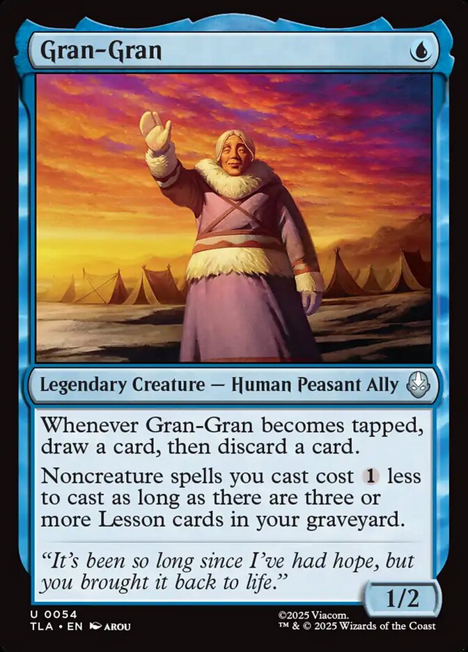 Gran-Gran – Uncommon Magic: The Gathering card from Avatar: The Last Airbender (#54)