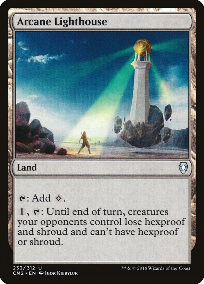 Arcane Lighthouse – Uncommon Magic: The Gathering card from Commander Anthology Volume II (#233)