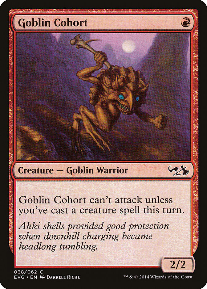 Goblin Cohort – Common Magic: The Gathering card from Duel Decks Anthology: Elves vs. Goblins (#38)