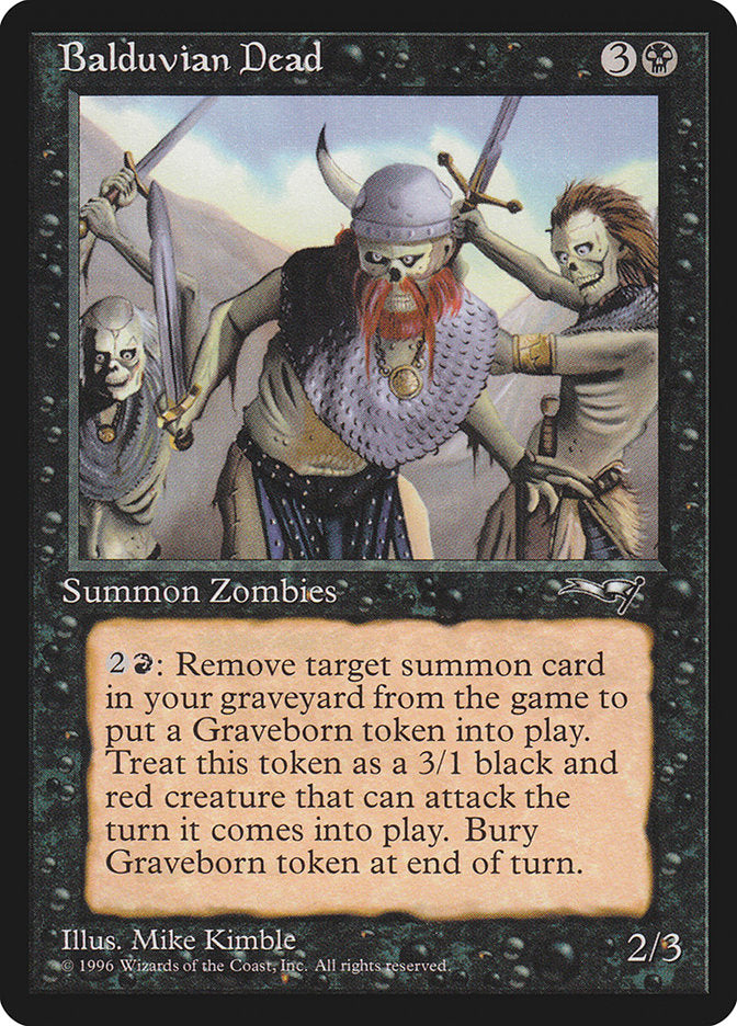 Balduvian Dead – Uncommon Magic: The Gathering card from Alliances (#43)