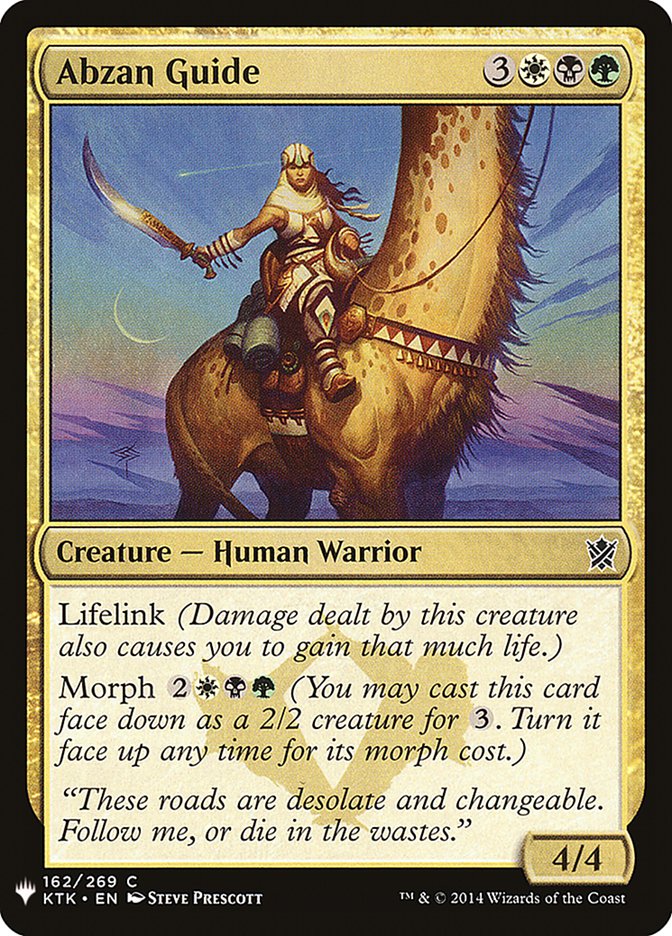 Abzan Guide – Common Magic: The Gathering card from The List (#KTK-162)