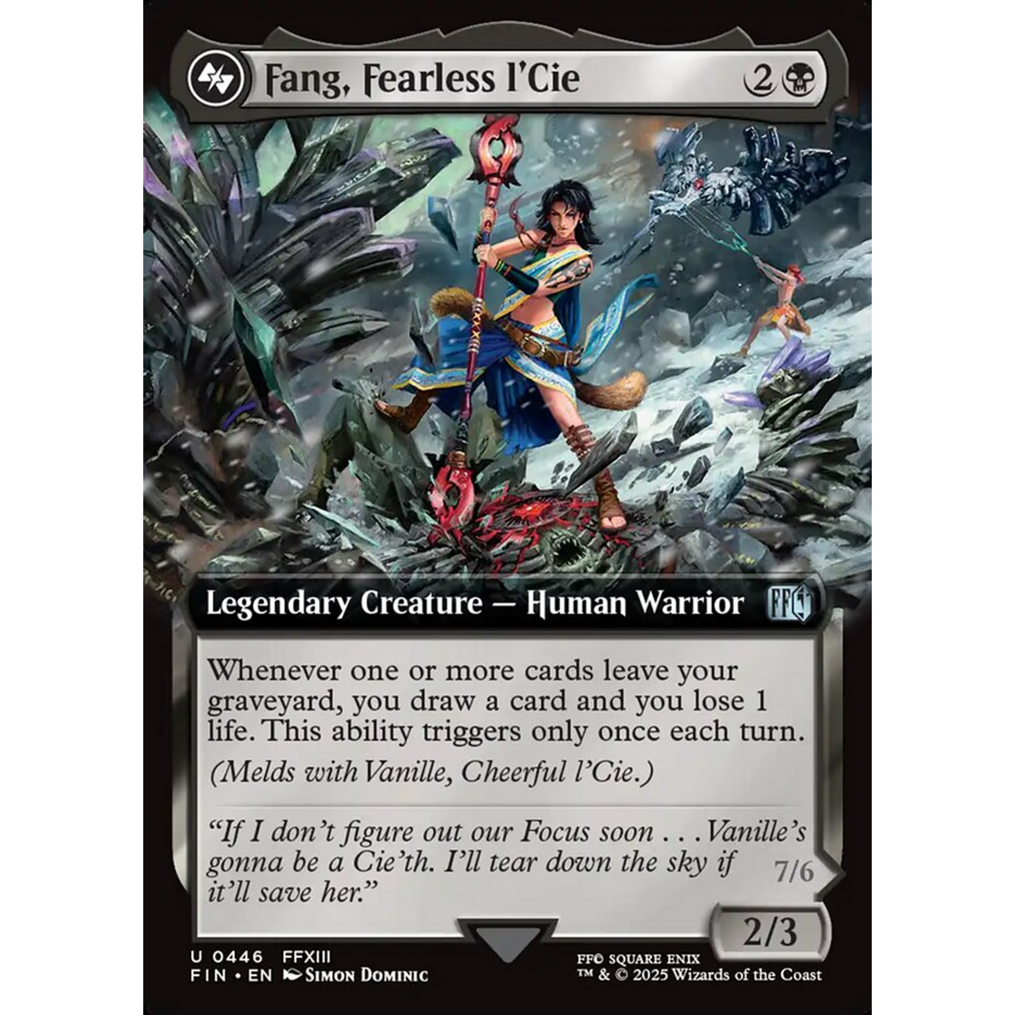 Fang, Fearless l'Cie // Ragnarok, Divine Deliverance (FIN 446) — Moore Collectables UK