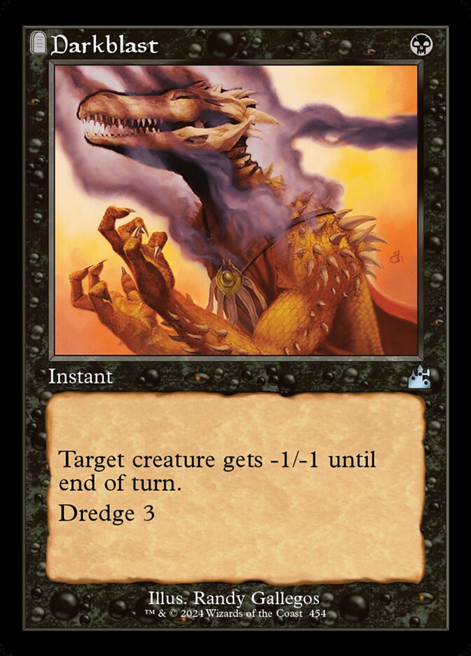 Darkblast – Uncommon Magic: The Gathering card from Ravnica Remastered (#454)