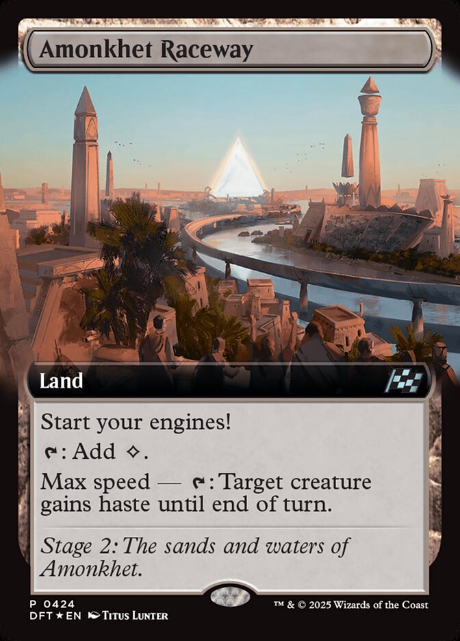 Amonkhet Raceway – Uncommon Magic: The Gathering card from Aetherdrift (#424)