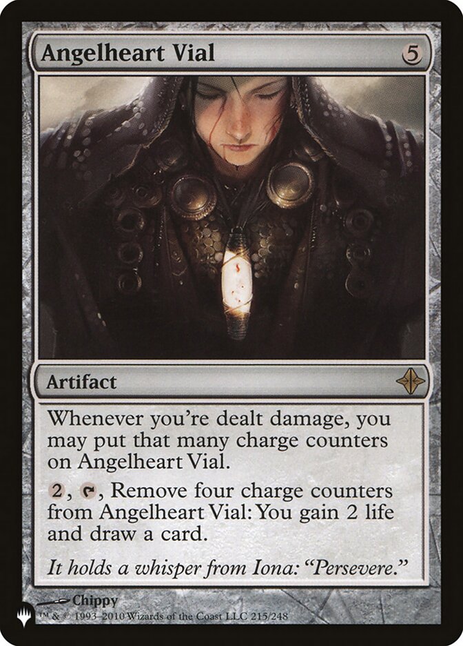 Angelheart Vial – Rare Magic: The Gathering card from The List (#ROE-215)