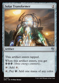 Solar Transformer – Uncommon Magic: The Gathering card from Aetherdrift Commander (#137)