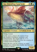 Sin, Unending Cataclysm – Rare Magic: The Gathering card from Final Fantasy Commander (#95)