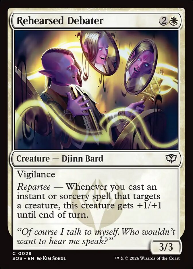 Rehearsed Debater (SOS 29)