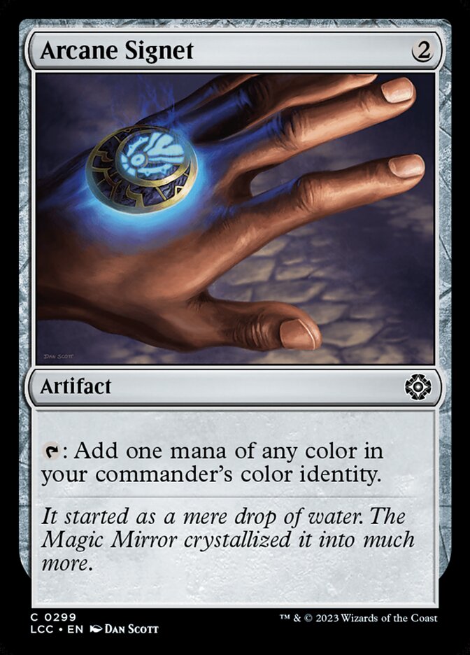 Arcane Signet – Common Magic: The Gathering card from The Lost Caverns of Ixalan Commander (#299)
