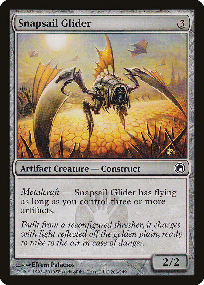 Snapsail Glider – Common Magic: The Gathering card from Scars of Mirrodin (#203)