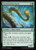 Germinating Wurm – Common Magic: The Gathering card from Edge of Eternities (#187)