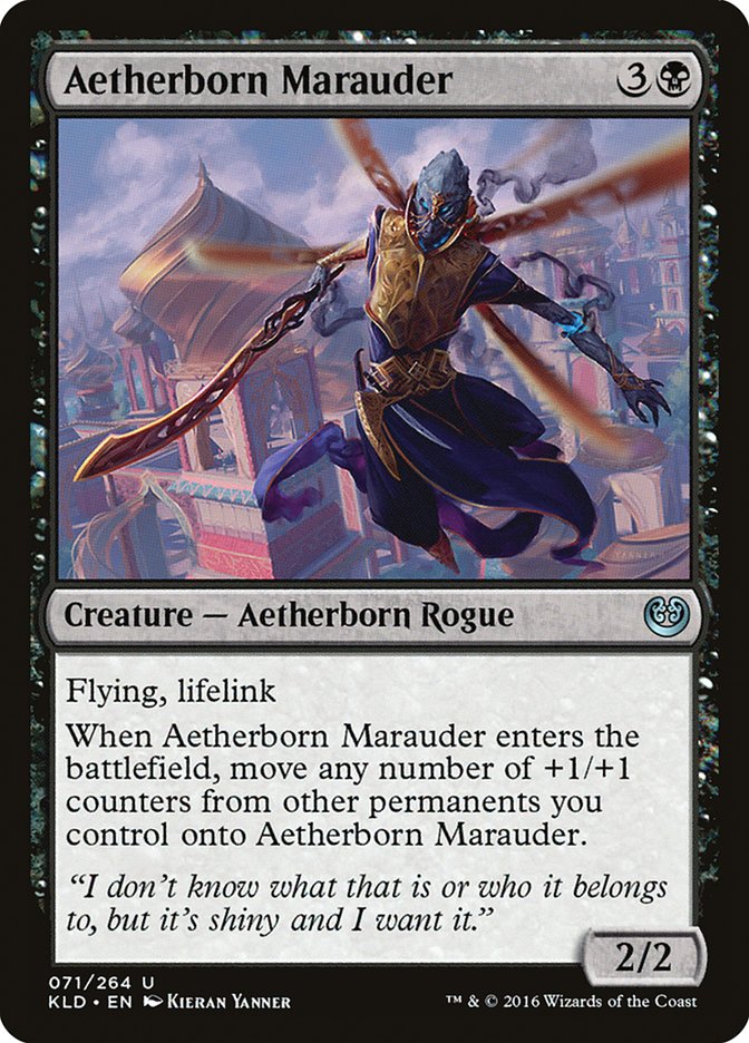 Aetherborn Marauder – Uncommon Magic: The Gathering card from Kaladesh (#71)