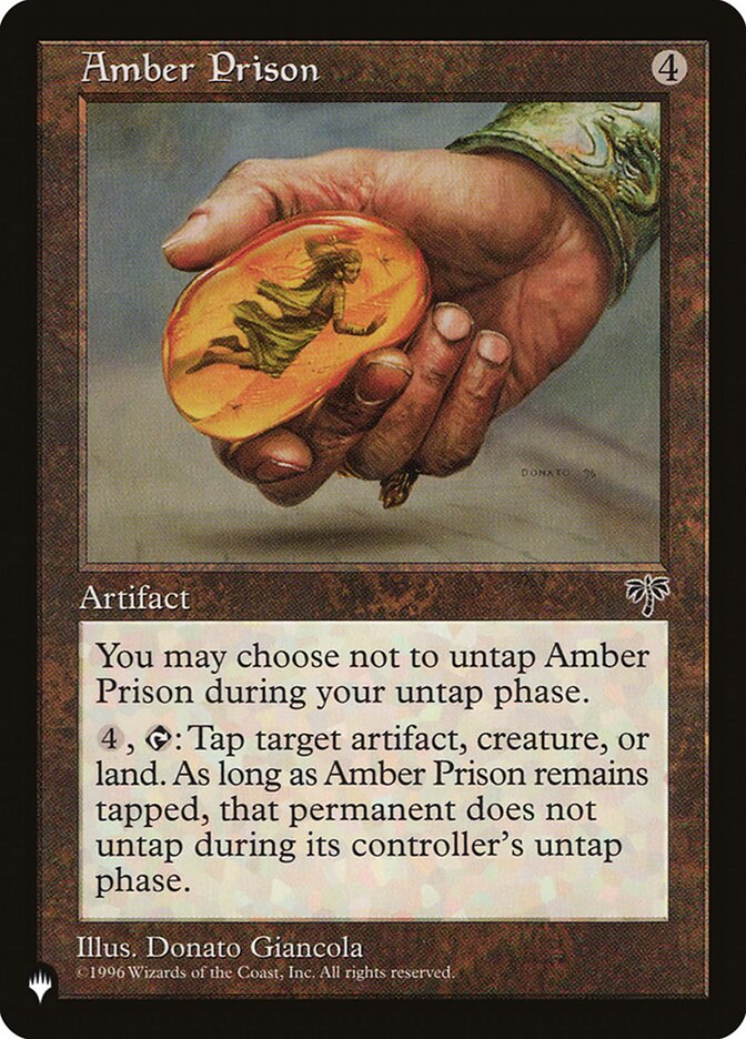 Amber Prison – Rare Magic: The Gathering card from The List (#MIR-292)