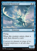 Icewind Elemental – Common Magic: The Gathering card from Foundations (#42)