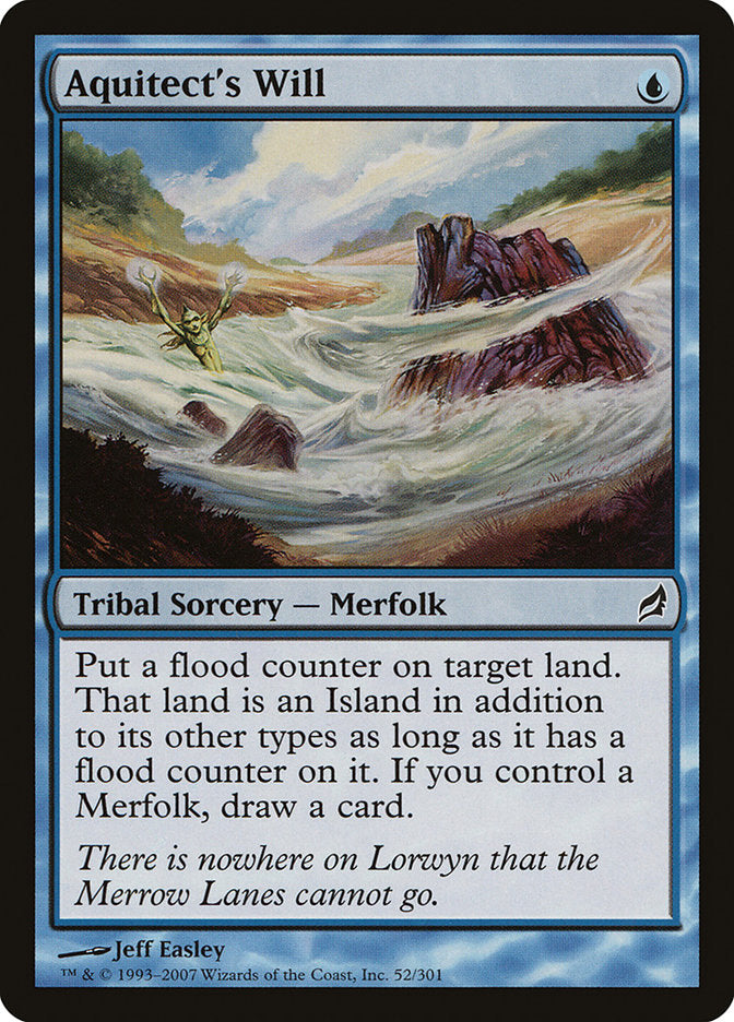 Aquitect's Will – Common Magic: The Gathering card from Lorwyn (#52)