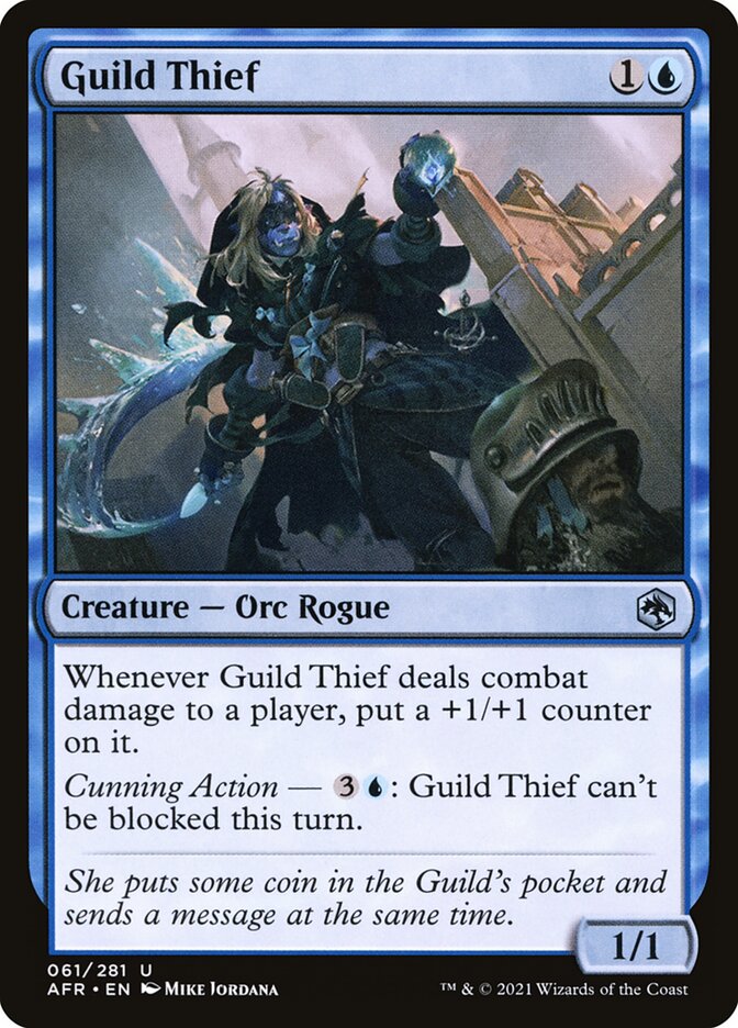Guild Thief – Uncommon Magic: The Gathering card from Adventures in the Forgotten Realms (#61)
