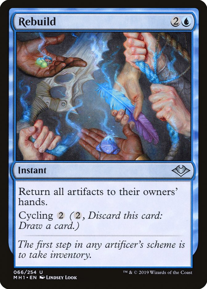 Rebuild – Uncommon Magic: The Gathering card from Modern Horizons (#66)
