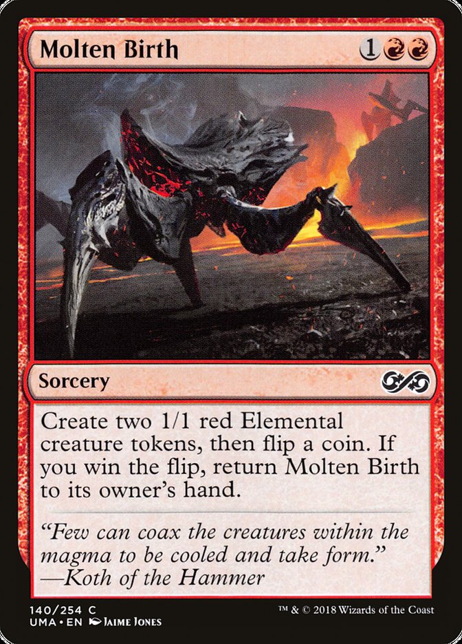 Molten Birth – Common Magic: The Gathering card from Ultimate Masters (#140)