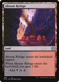Akoum Refuge – Uncommon Magic: The Gathering card from Starter Commander Decks (#289)