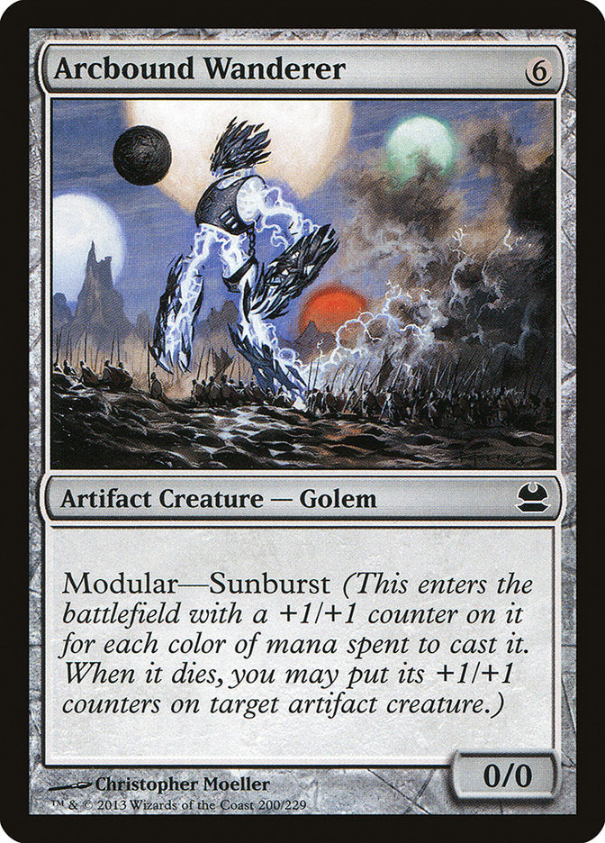 Arcbound Wanderer – Common Magic: The Gathering card from Modern Masters (#200)