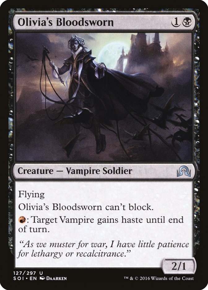 Olivia's Bloodsworn – Uncommon Magic: The Gathering card from Shadows over Innistrad (#127)