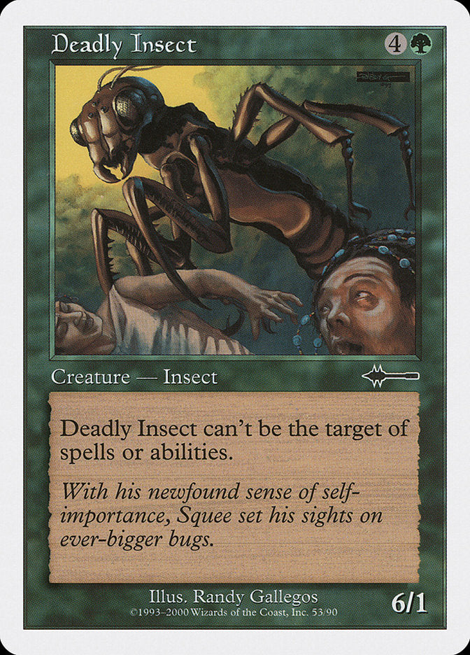 Deadly Insect – Common Magic: The Gathering card from Beatdown Box Set (#53)