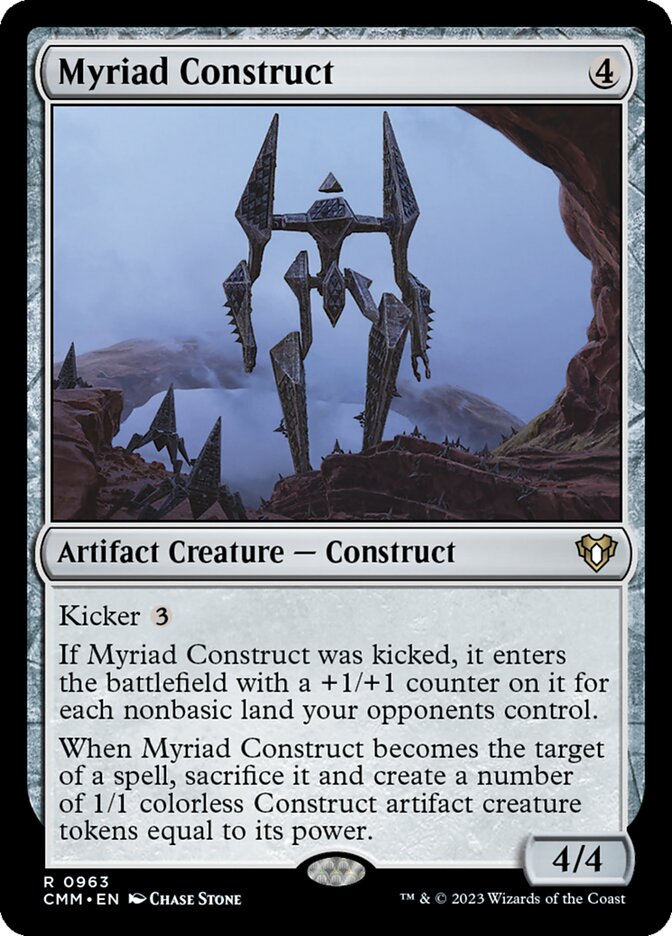 Myriad Construct – Rare Magic: The Gathering card from Commander Masters (#963)