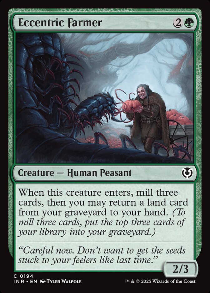 Eccentric Farmer – Common Magic: The Gathering card from Innistrad Remastered (#194)