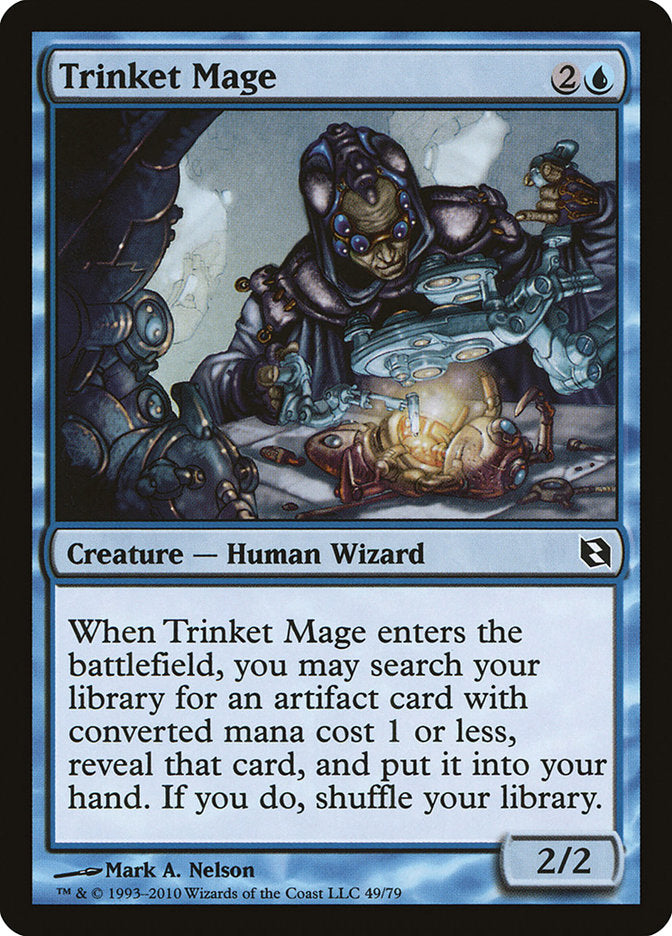 Trinket Mage – Common Magic: The Gathering card from Duel Decks: Elspeth vs. Tezzeret (#49)