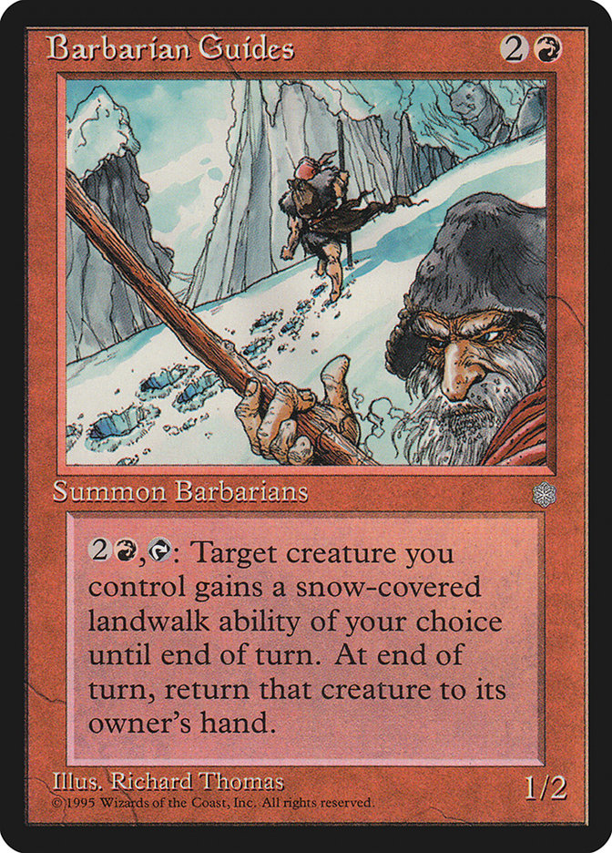 Barbarian Guides – Common Magic: The Gathering card from Ice Age (#174)