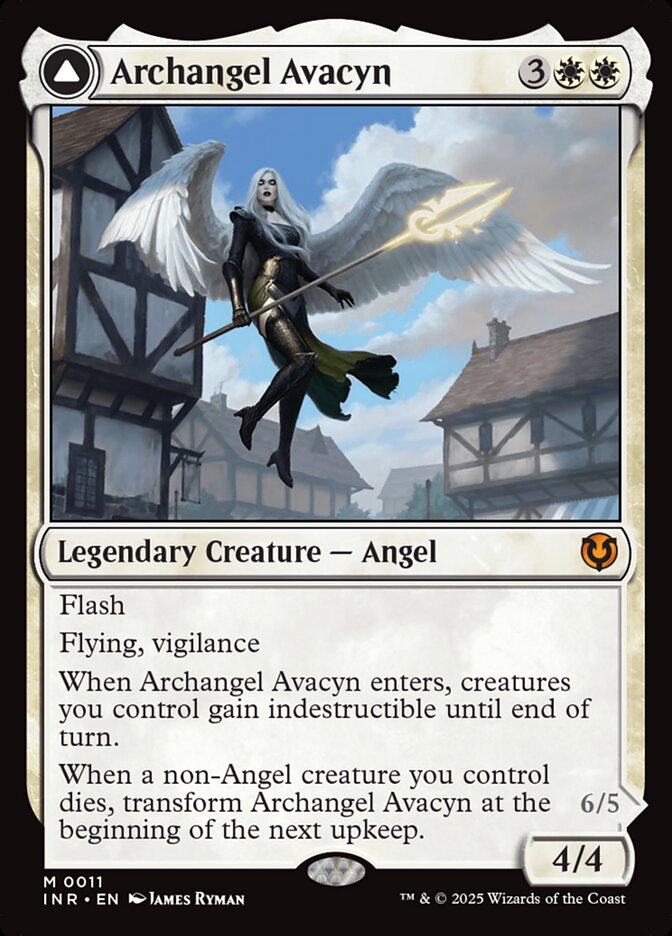 Archangel Avacyn // Avacyn, the Purifier – Mythic Magic: The Gathering card from Innistrad Remastered (#11)