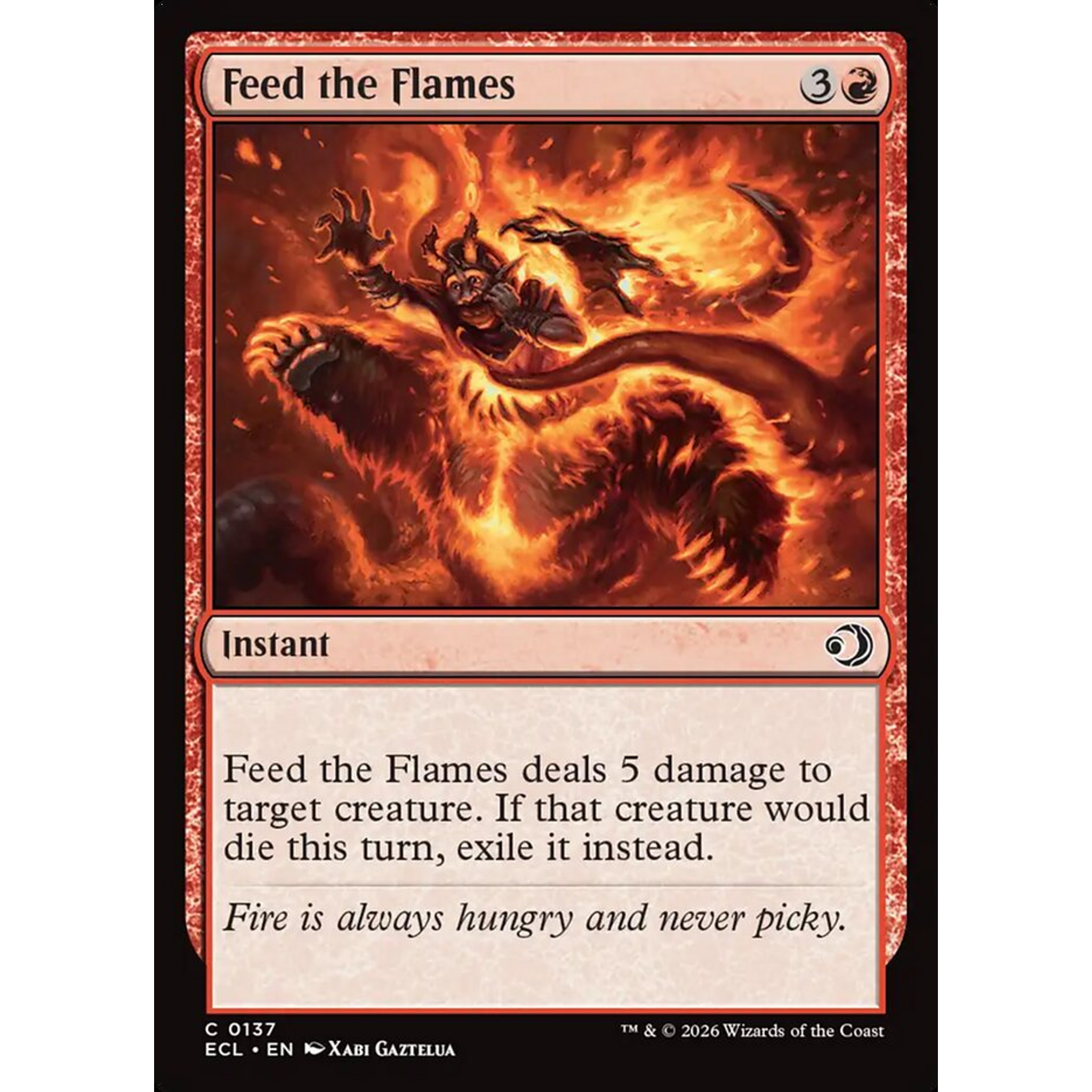 Feed the Flames (ECL 137) — Moore Collectables UK