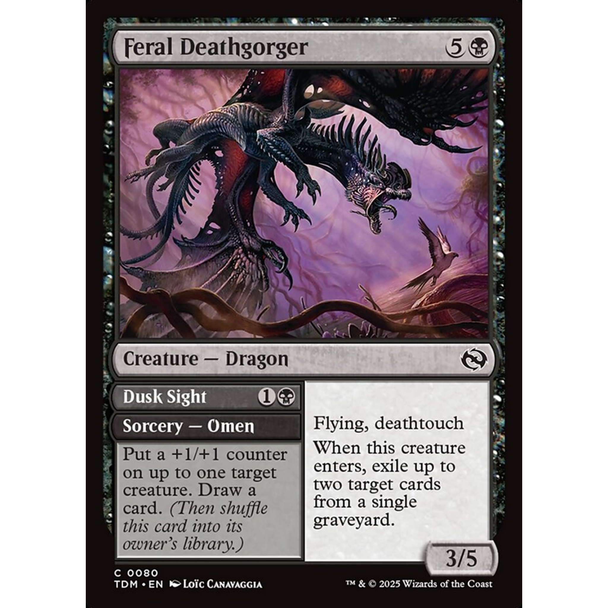 Feral Deathgorger // Dusk Sight (TDM 80) — Moore Collectables UK