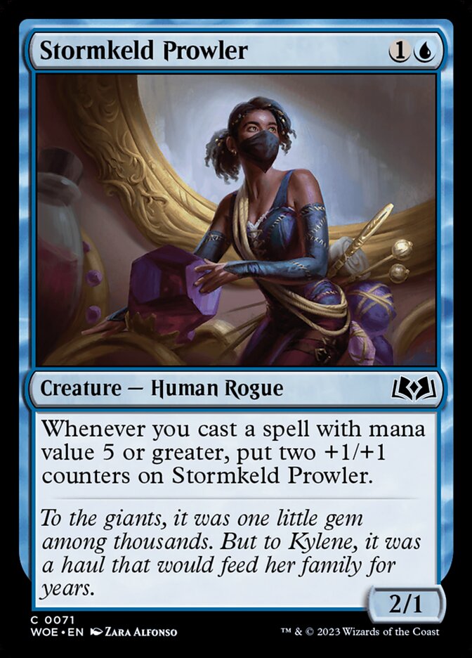 Stormkeld Prowler – Common Magic: The Gathering card from Wilds of Eldraine (#71)