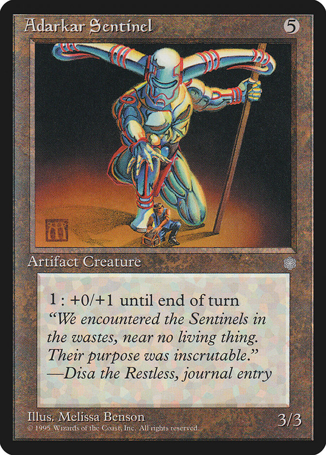 Adarkar Sentinel – Uncommon Magic: The Gathering card from Ice Age (#306)