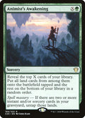 Animist's Awakening – Rare Magic: The Gathering card from Commander 2020 (#166)