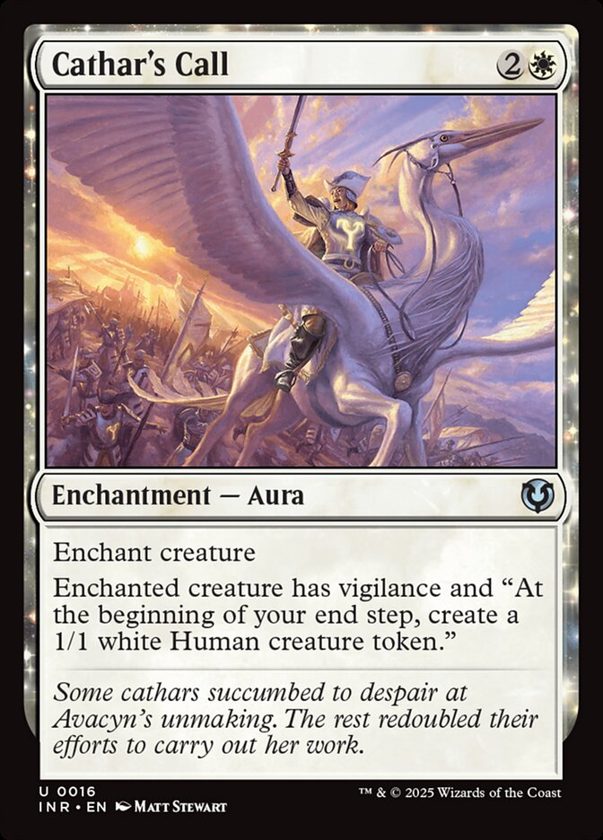 Cathar's Call – Uncommon Magic: The Gathering card from Innistrad Remastered (#16)