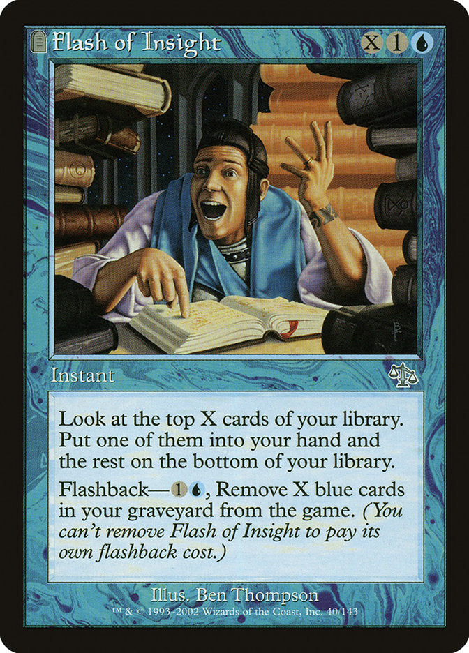 Flash of Insight – Uncommon Magic: The Gathering card from Judgment (#40)