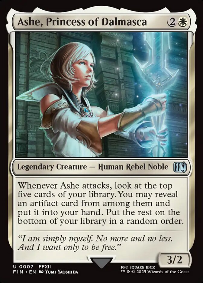 Ashe, Princess of Dalmasca – Uncommon Magic: The Gathering card from Final Fantasy (#7)