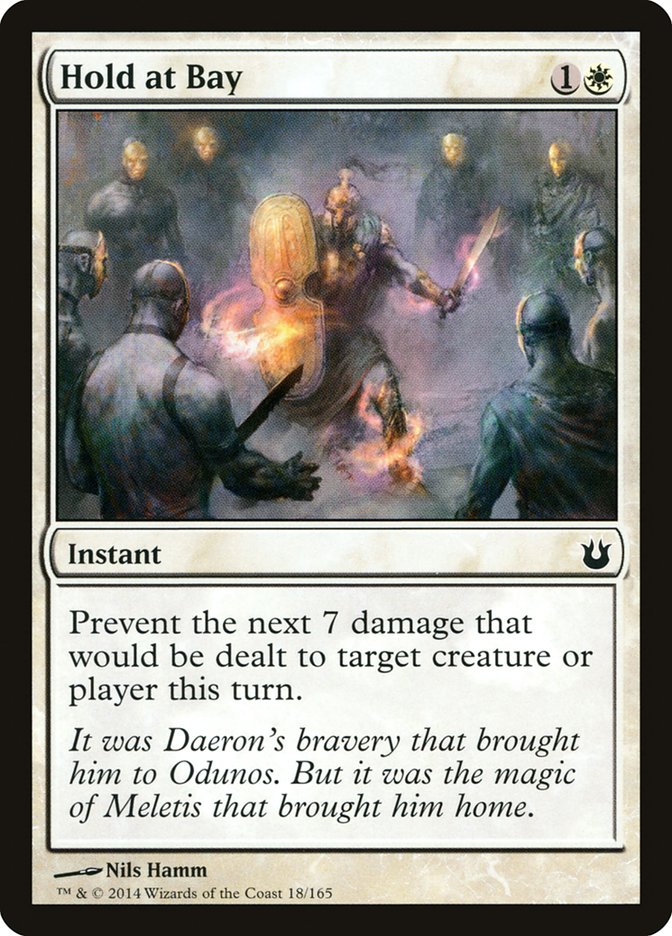 Hold at Bay – Common Magic: The Gathering card from Born of the Gods (#18)