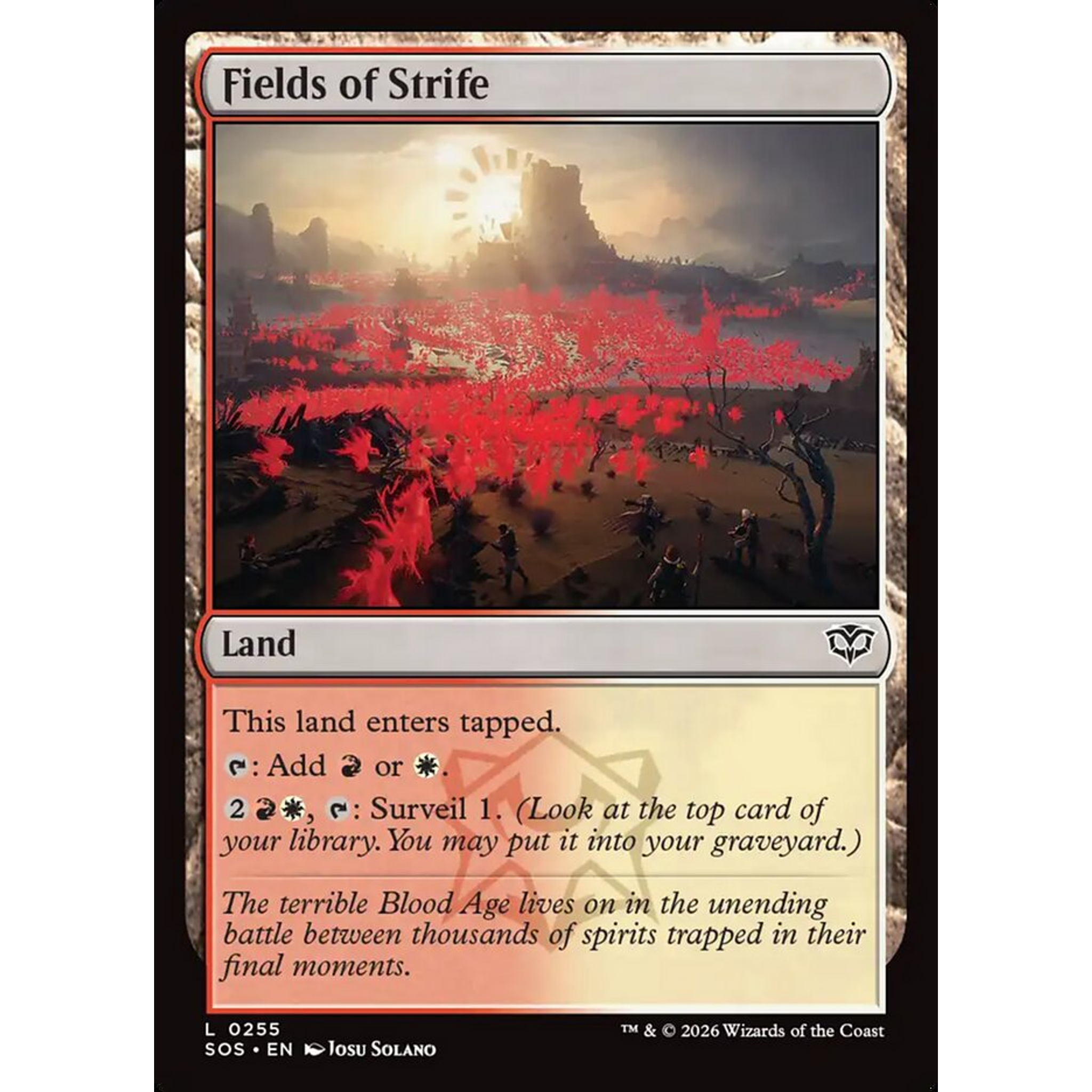 Fields of Strife (SOS 255) — Moore Collectables UK