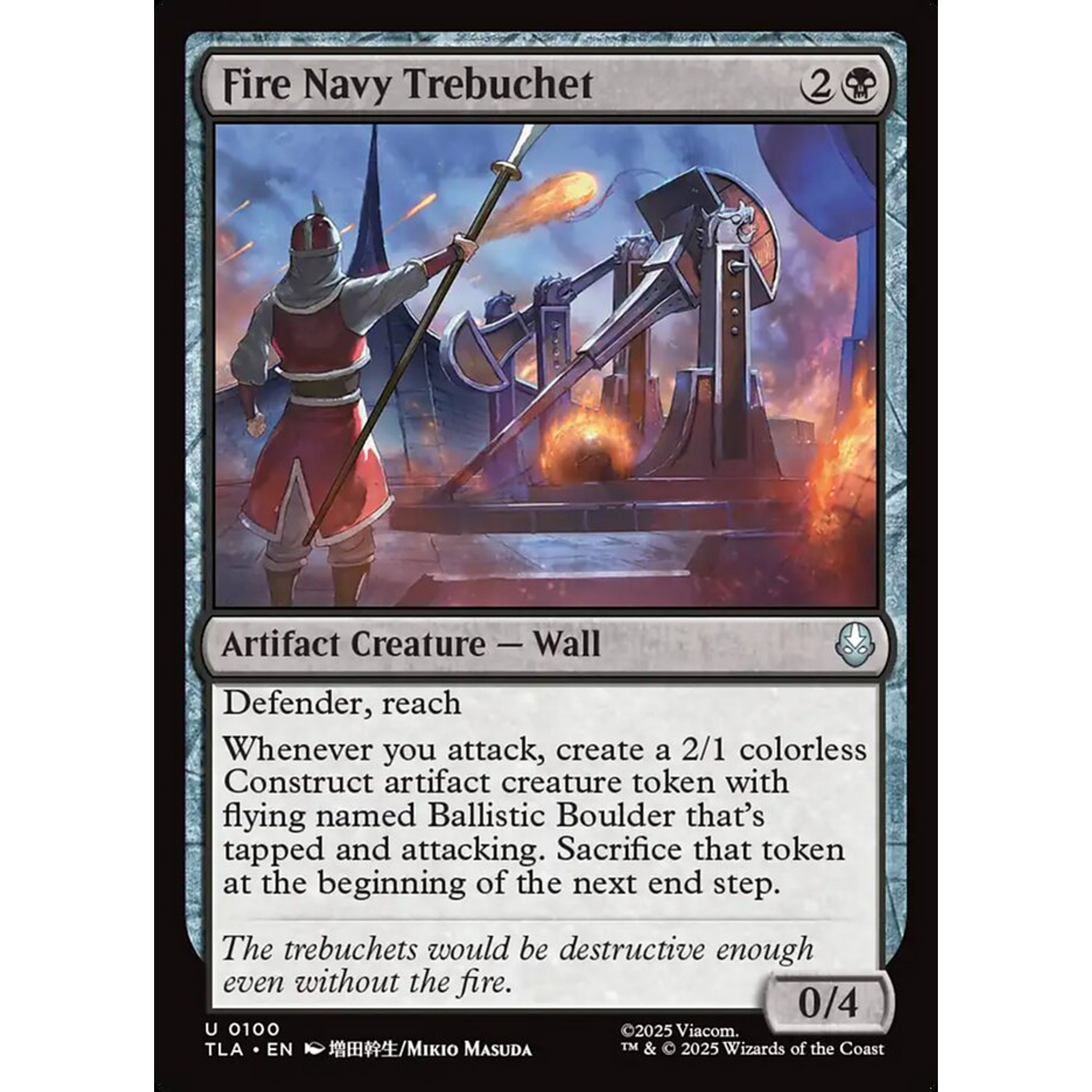 Fire Navy Trebuchet (TLA 100) — Moore Collectables UK