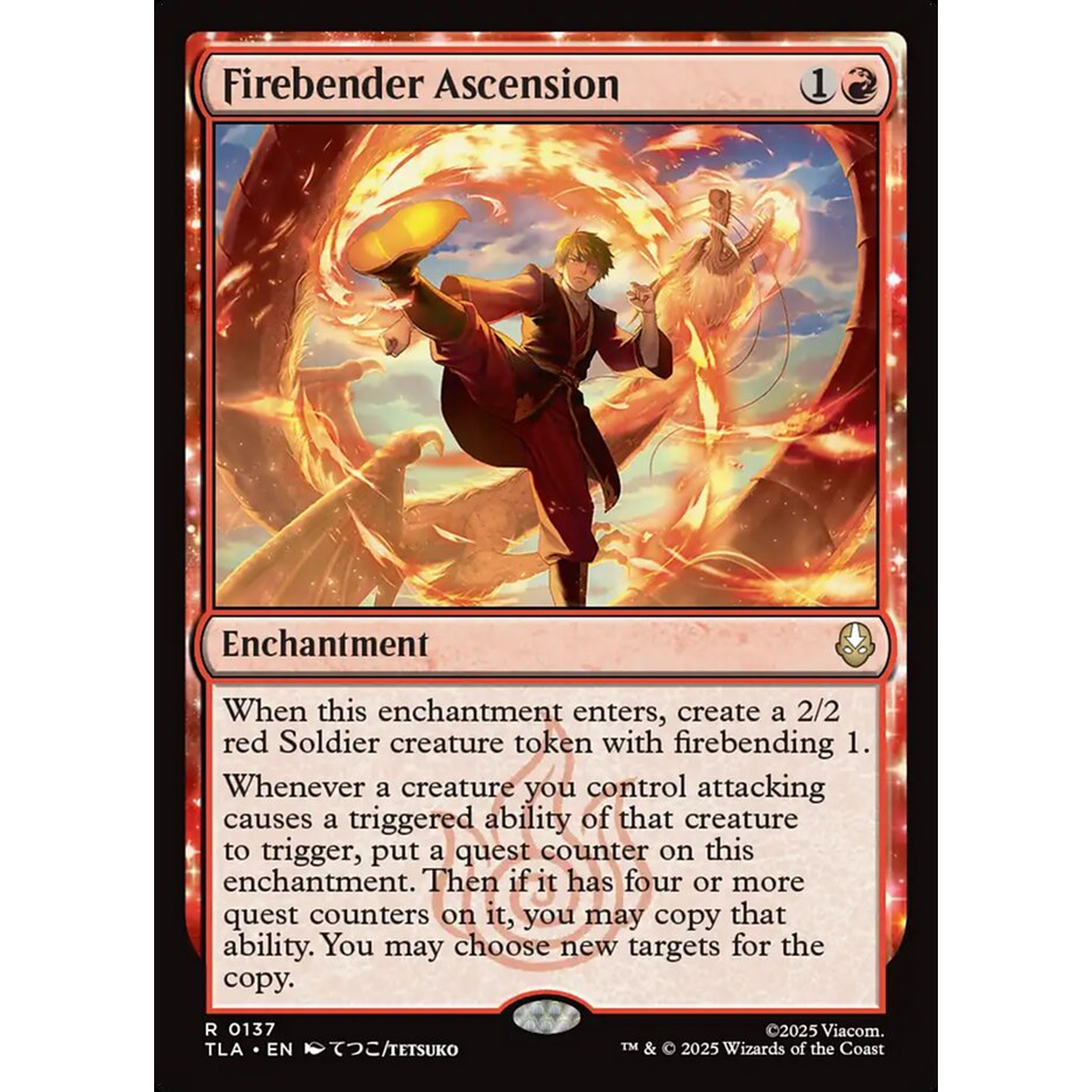 Firebender Ascension (TLA 137) — Moore Collectables UK