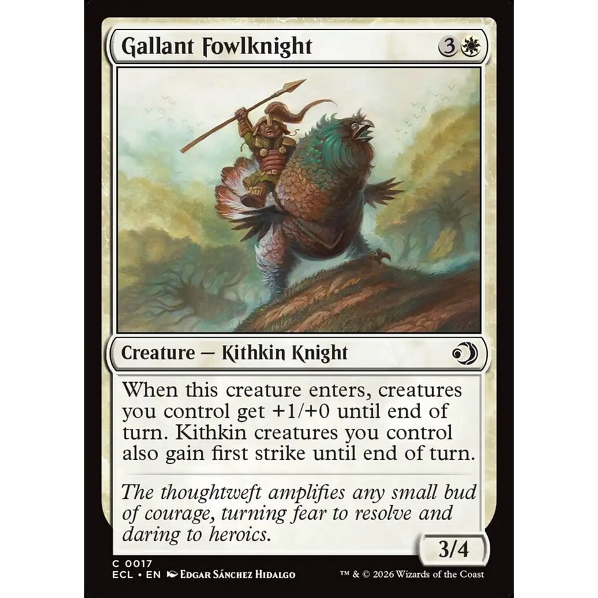 Gallant Fowlknight (ECL 17) — Moore Collectables UK