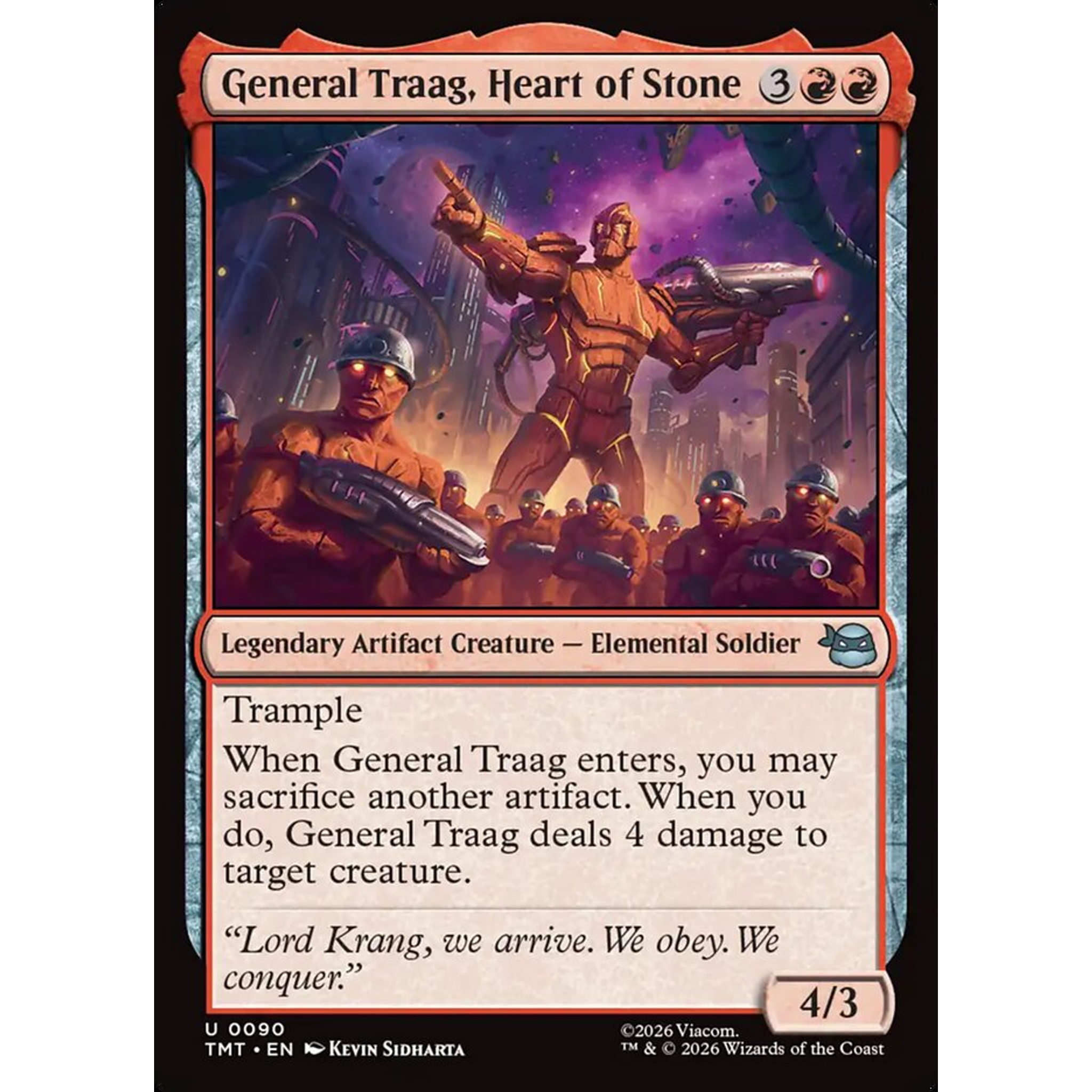 General Traag, Heart of Stone (TMT 90) — Moore Collectables UK