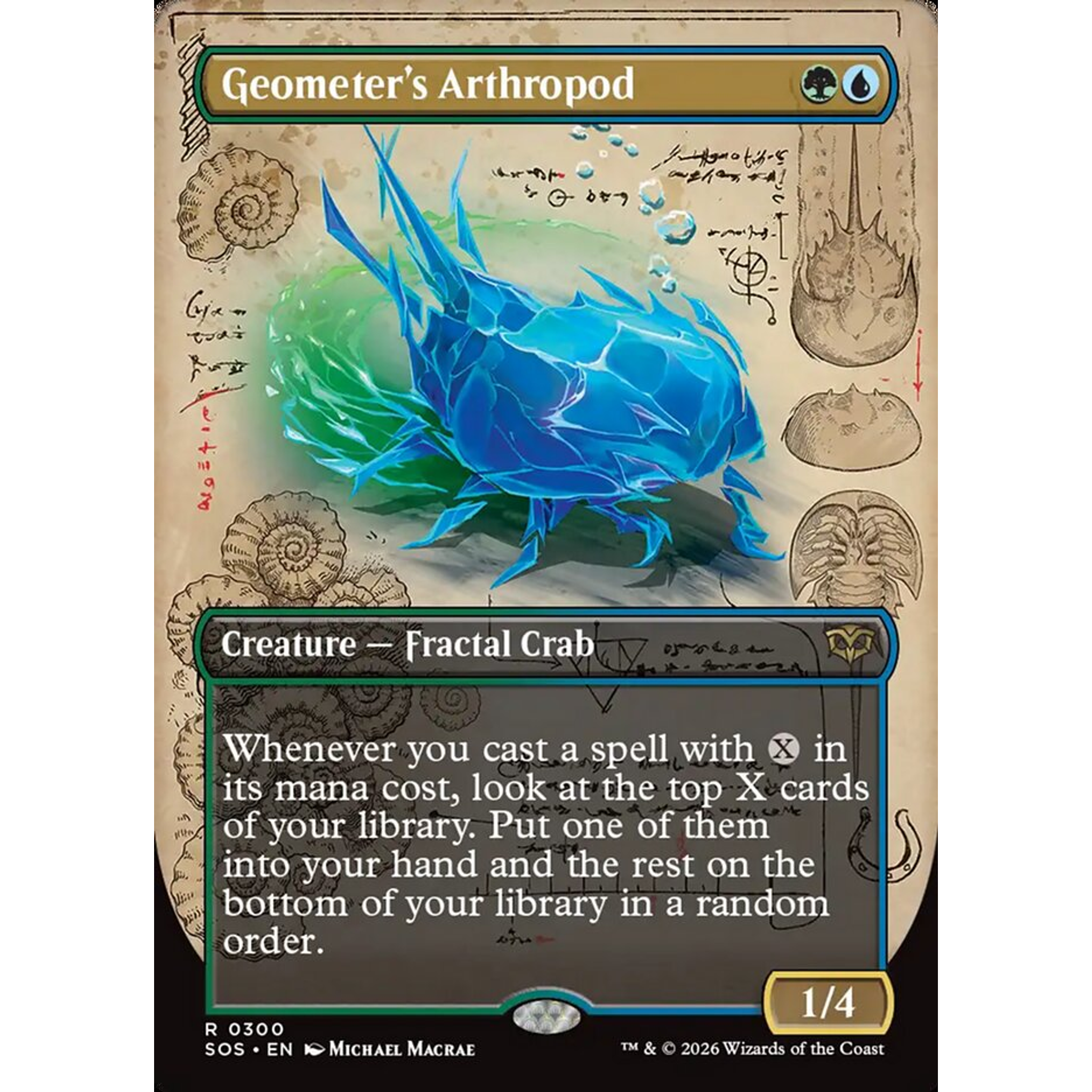 Geometer's Arthropod (SOS 300) — Moore Collectables UK