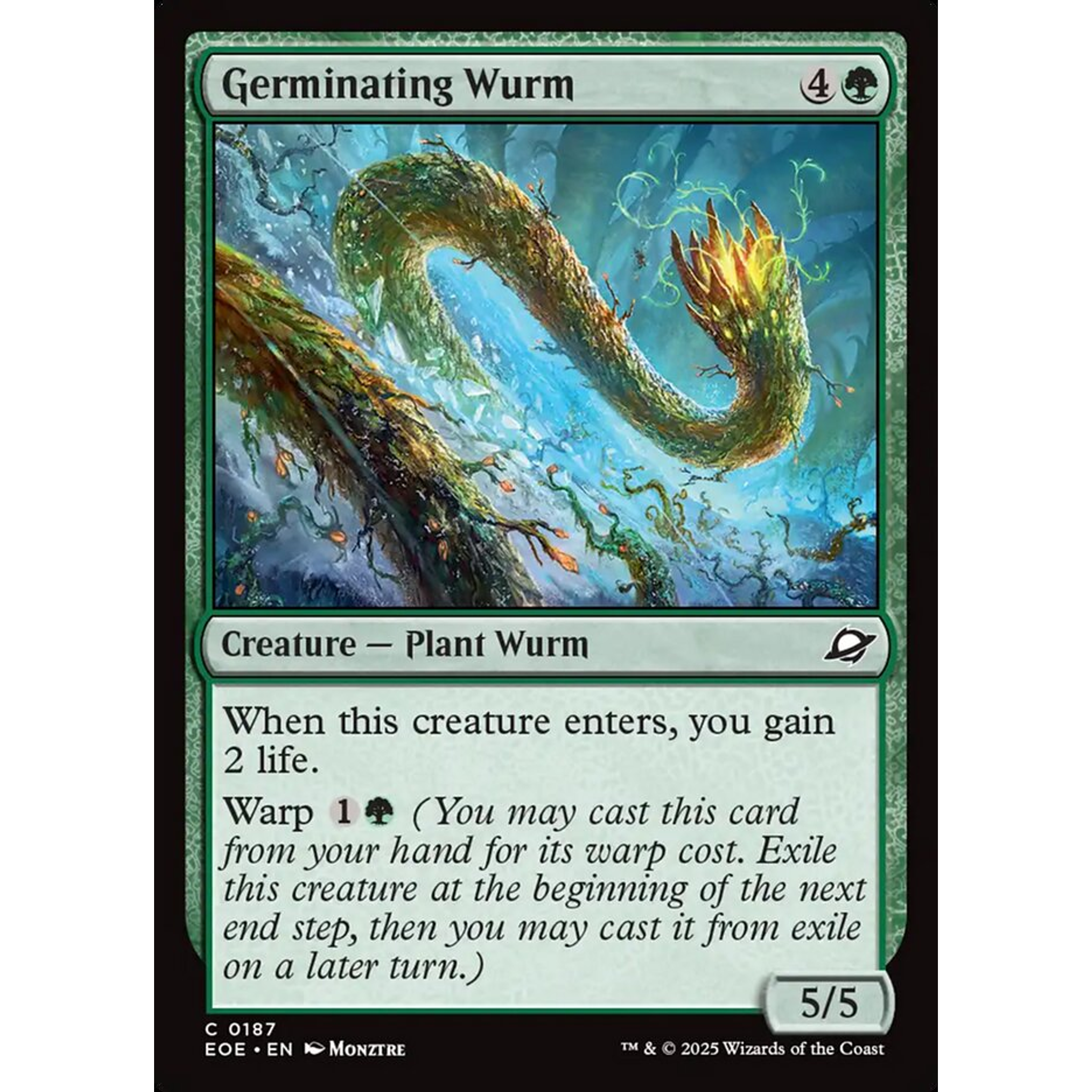 Germinating Wurm (EOE 187) — Moore Collectables UK