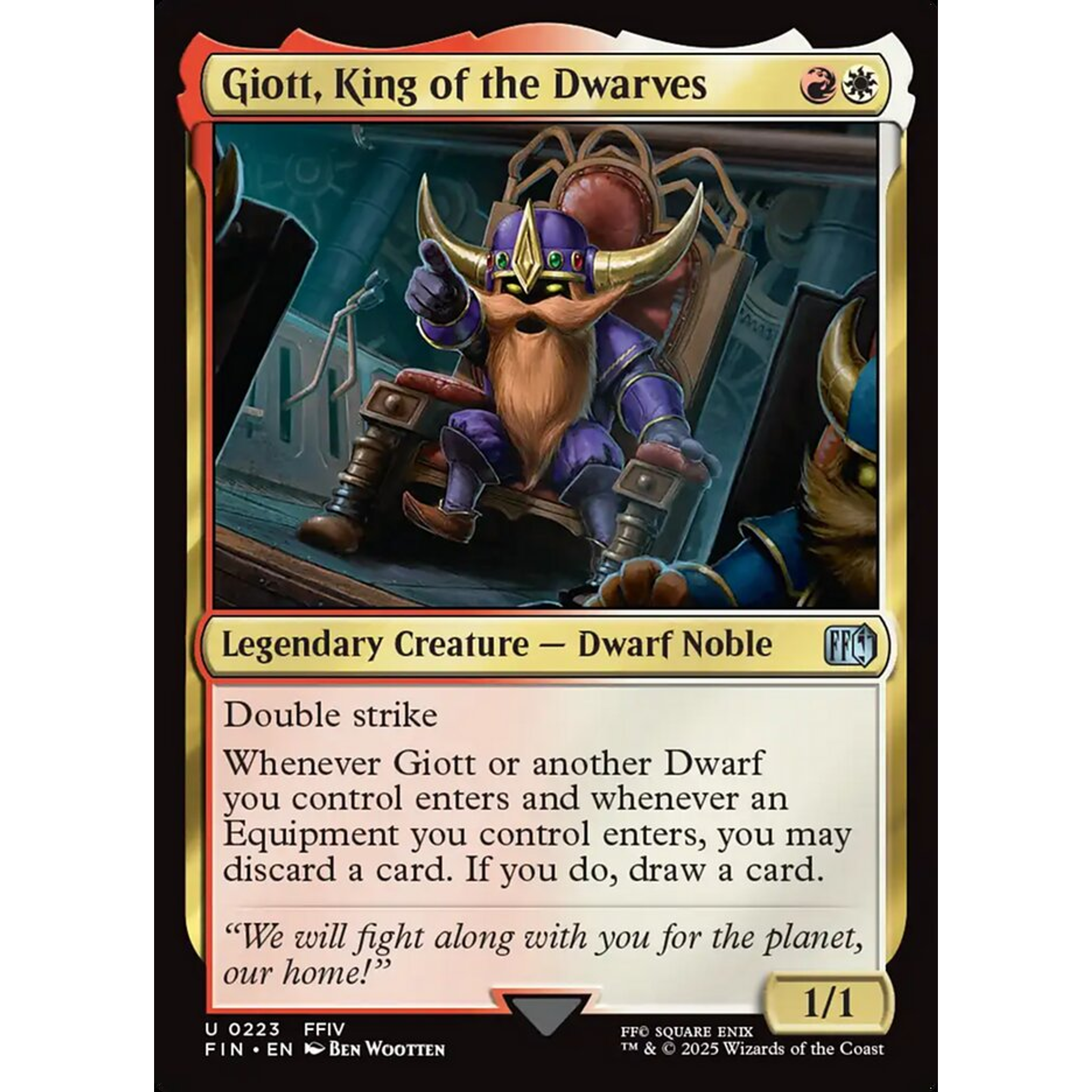 Giott, King of the Dwarves (FIN 223) — Moore Collectables UK