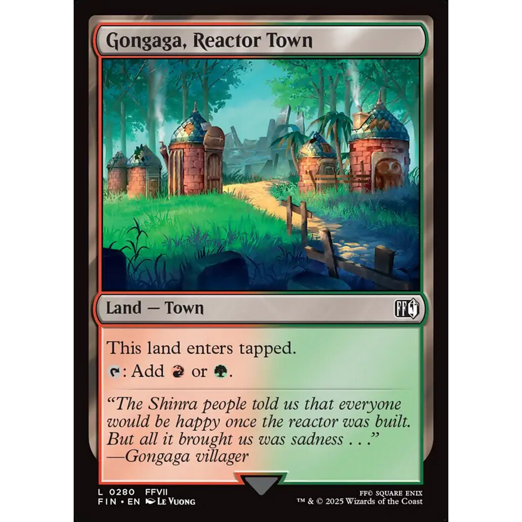 Gongaga, Reactor Town (FIN 280) — Moore Collectables UK