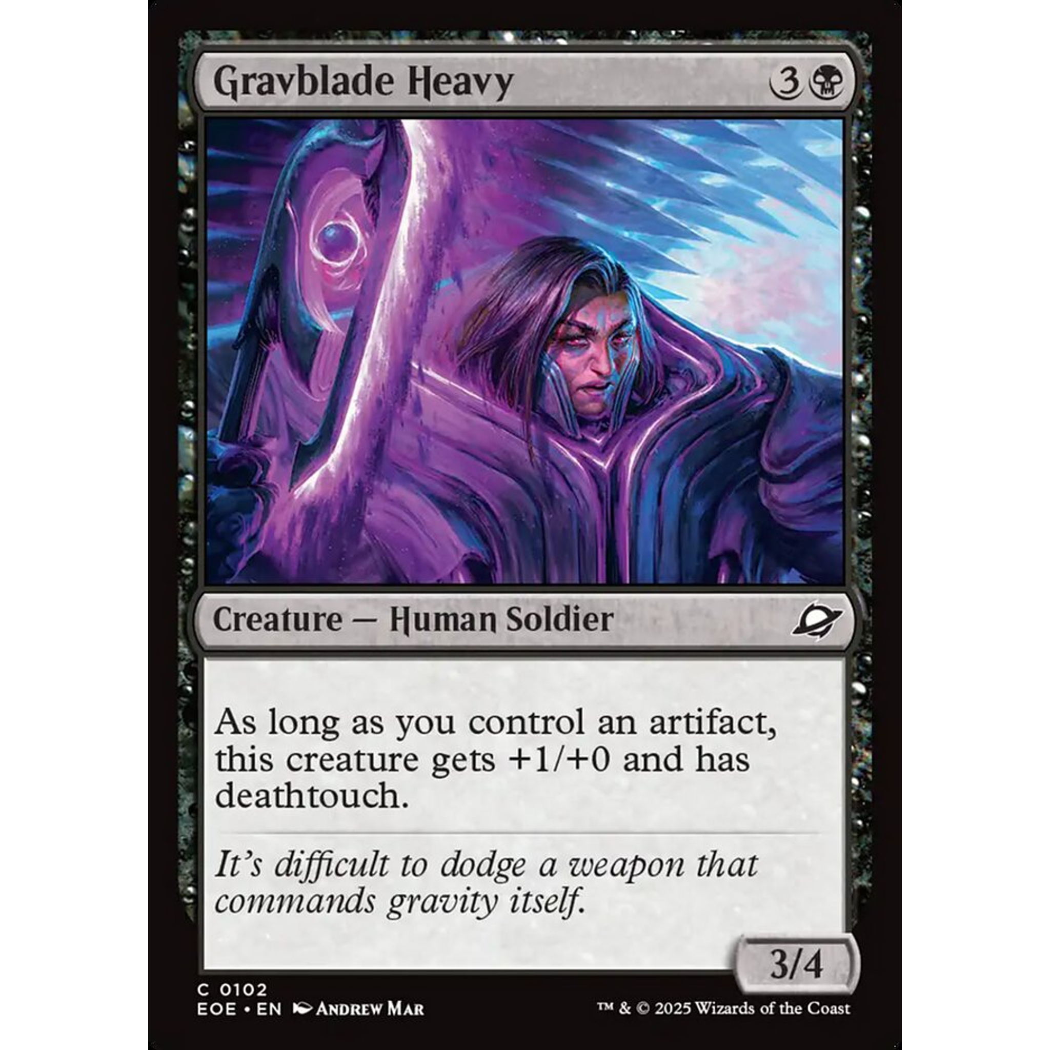 Gravblade Heavy (EOE 102) — Moore Collectables UK